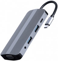 Card Reader / USB Hub Cablexpert A-CM-COMBO8-02 