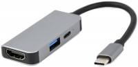 Card Reader / USB Hub Cablexpert A-CM-COMBO3-02 