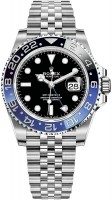 Photos - Wrist Watch Rolex GMT-MASTER II Oystersteel Black-Blue Bezel 
