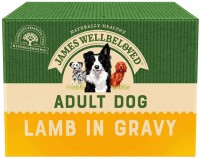 Photos - Dog Food James Wellbeloved Adult Lamb in Gravy Pouches 80