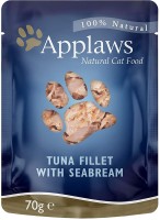 Photos - Cat Food Applaws Adult Pouch Tuna/Seabream Broth  24 pcs