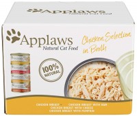 Cat Food Applaws Chicken Selection in Broth  48 pcs