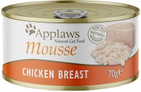 Photos - Cat Food Applaws Adult Mousse with Chicken Breast  24 pcs