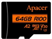 Photos - Memory Card Apacer microSDXC UHS-I U3 V30 A2 64 GB