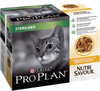 Photos - Cat Food Pro Plan Nutri Savour Sterilised Chicken in Gravy  20 pcs