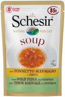 Photos - Cat Food Schesir Cat Soup Wild Tuna with Pumpkin 6 pcs 