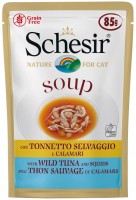 Photos - Cat Food Schesir Cat Soup Wild Tuna with Squids 6 pcs 