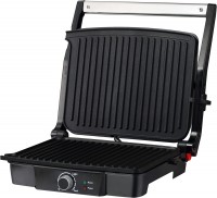 Electric Grill HOMCOM Health Grill & Panini Press stainless steel
