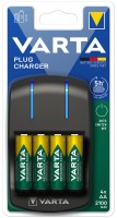 Battery Charger Varta Plug Charger 57647 + 4xAA 2100 mAh 