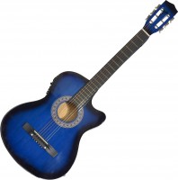 Acoustic Guitar HOMCOM Beginner Acoustic Electric Cutaway Guitar 