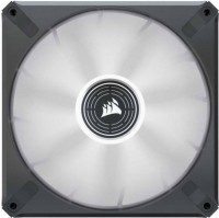 Photos - Computer Cooling Corsair ML140 LED ELITE Black/White 