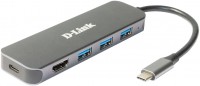 Card Reader / USB Hub D-Link DUB-2333/A1A 