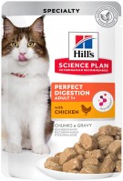 Photos - Cat Food Hills SP Adult 1+ Perfect Digestion Chicken Pouch  48 pcs