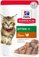 Photos - Cat Food Hills SP Kitten Turkey Pouch  24 pcs