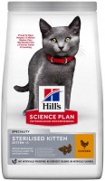 Photos - Cat Food Hills SP Sterilised Kitten Chicken  3 kg