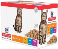 Photos - Cat Food Hills SP Adult Chicken/Ocean Fish/Beef  24 pcs