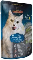 Photos - Cat Food Leonardo Finest Selection Trout/Catnip  16 pcs