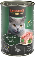 Photos - Cat Food Leonardo Adult Canned with Duck  400 g 6 pcs