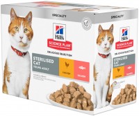 Photos - Cat Food Hills SP Feline Sterilised Young Adult Chicken/Salmon  24 pcs