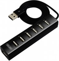 Photos - Card Reader / USB Hub Unitek USB 2.0 Hub 7-Port 