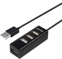 Card Reader / USB Hub Unitek 4 Ports USB 2.0 Hub (80cm Cable) 