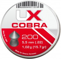 Photos - Ammunition Umarex UX Cobra 5.5 mm 1.02 g 200 pcs 