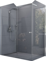 Photos - Shower Enclosure Aquanil Camellia 100x80