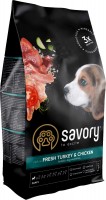 Photos - Dog Food Savory Puppy Rich in Fresh Turkey/Chicken 