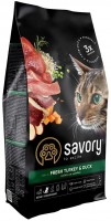 Photos - Cat Food Savory Adult Cat Gourmand Fresh Turkey/Duck  2 kg