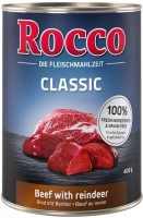 Dog Food Rocco Classic Canned Beef/Reindeer 1