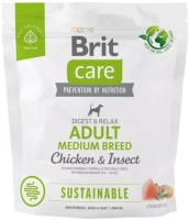 Photos - Dog Food Brit Care Adult Medium Chicken/Insect 