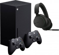 Photos - Gaming Console Microsoft Xbox Series X 1TB + Gamepad + Headset 