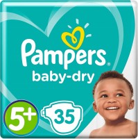 Nappies Pampers Active Baby-Dry 5 Plus / 35 pcs 