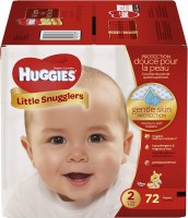 Photos - Nappies Huggies Little Snugglers 2 / 72 pcs 