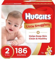 Photos - Nappies Huggies Little Snugglers 2 / 186 pcs 