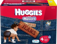 Photos - Nappies Huggies Little Movers 4 / 60 pcs 