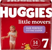 Photos - Nappies Huggies Little Movers 7 / 14 pcs 