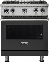 Photos - Cooker VIKING VGR5304BCS black