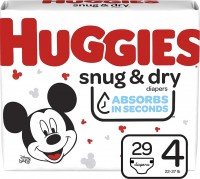 Photos - Nappies Huggies Snug and Dry 4 / 29 pcs 