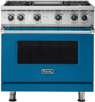 Photos - Cooker VIKING VGR5364GAB blue