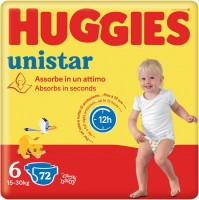 Photos - Nappies Huggies Unistar 6 / 72 pcs 