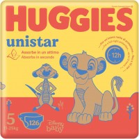 Photos - Nappies Huggies Unistar 5 / 126 pcs 