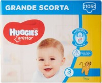 Photos - Nappies Huggies Unistar 3 / 105 pcs 