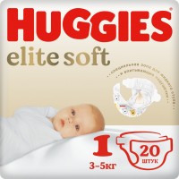 Photos - Nappies Huggies Elite Soft 1 / 20 pcs 