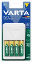 Photos - Battery Charger Varta Plug Charger 57657 + 4xAA 2100 mAh 