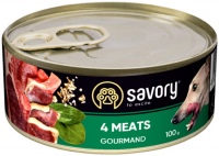 Photos - Dog Food Savory Gourmand 4 Meats Pate 