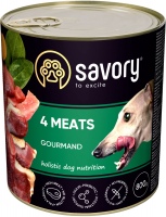 Photos - Dog Food Savory Gourmand 4 Meats Pate 