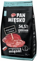 Photos - Dog Food PAN MIESKO Adult Large Dog Pork with Wild Boar 