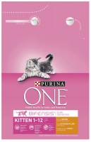 Photos - Cat Food Purina ONE Junior Dual Defense with Chicken  2.8 kg