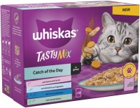 Photos - Cat Food Whiskas Tasty Mix Catch of the Day in Gravy  12 pcs